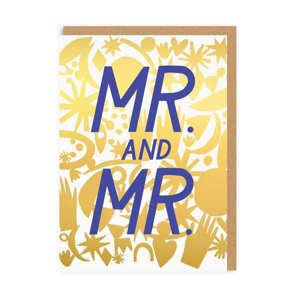 Mr & Mr Wedding Greeting Card