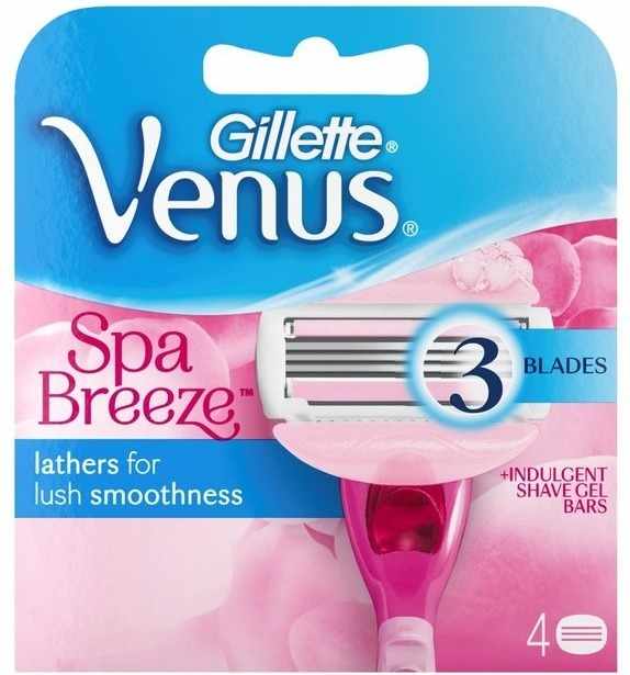 Gillette - Venus Spa 2in1 Breeze Blades 4 Pcs