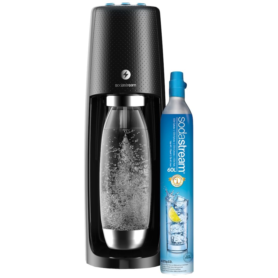 SodaStream - Soda Maker Spirit One Touch - Black