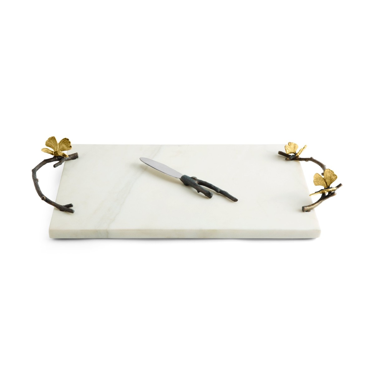 Michael Aram | Butterfly Ginkgo Cheese Board with Knife Large