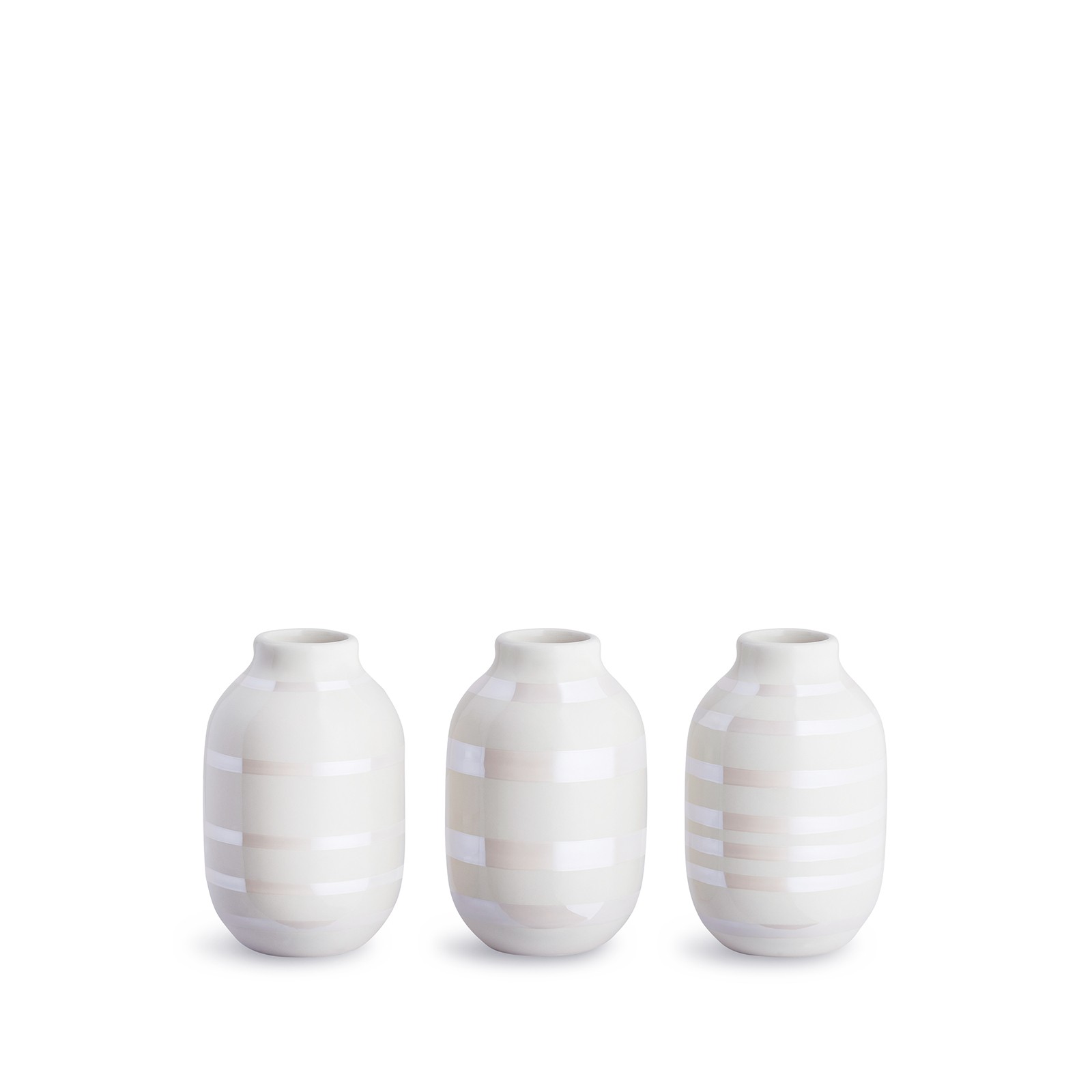 Kähler - Omaggio Miniature Vases - Pearl (691354)