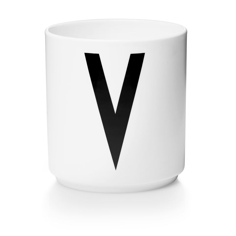 ​Design Letters - Personal Porcelain Cup V - White