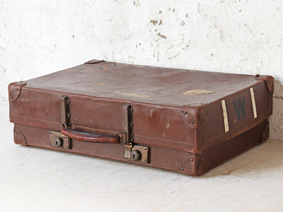 Vintage Suitcase By Revelation Brown