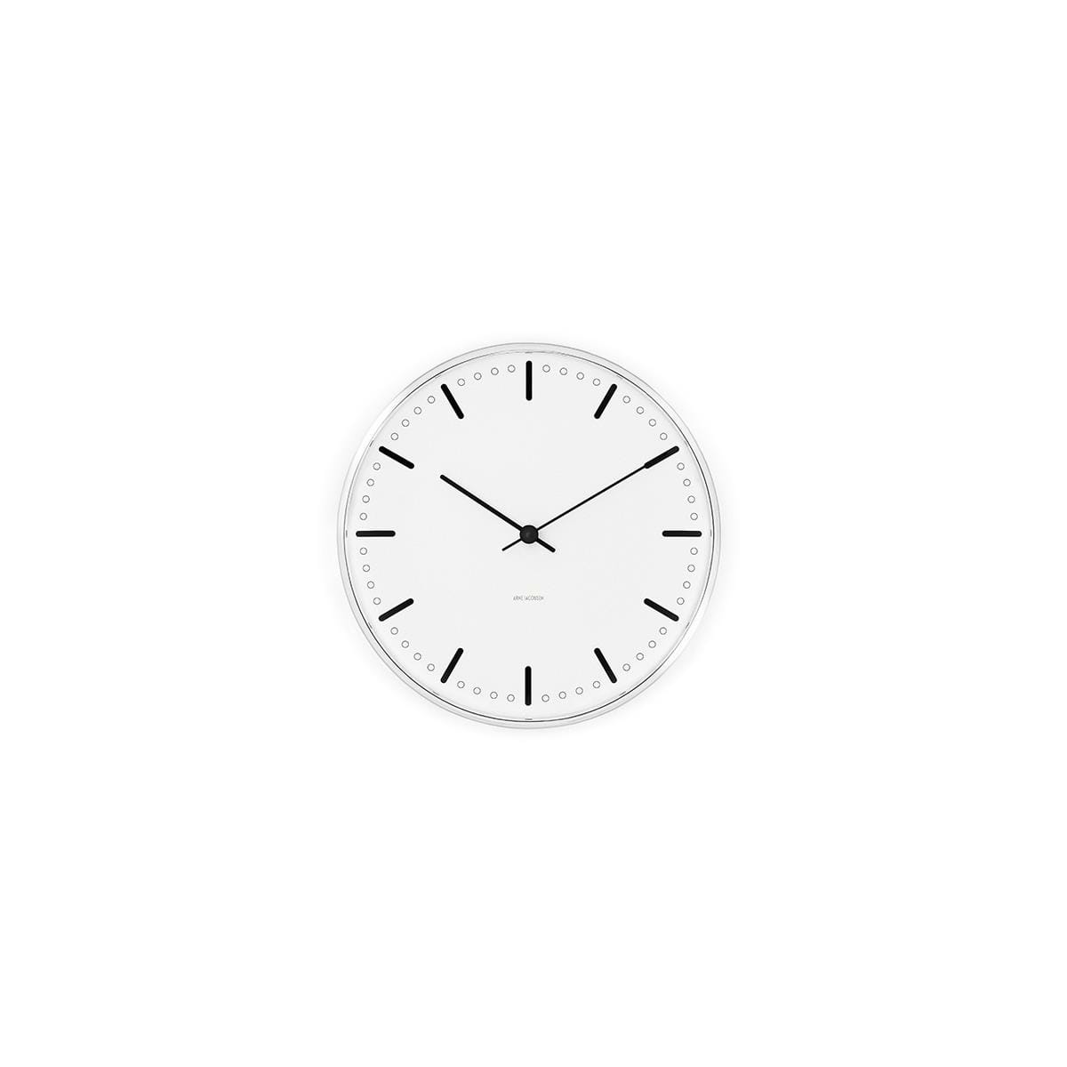 Arne Jacobsen - City Hall Wall Clock 16,5 cm - White (43621)
