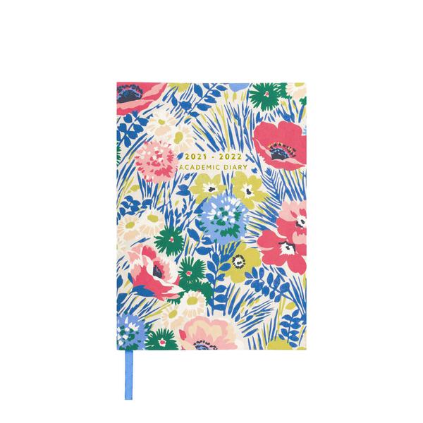 Blue Floral 2021-2022 Academic Diary