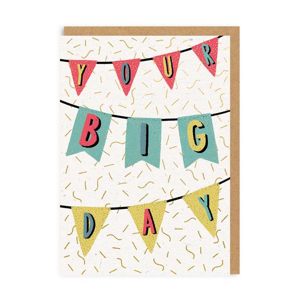 Your Big Day Bunting Greeting Card