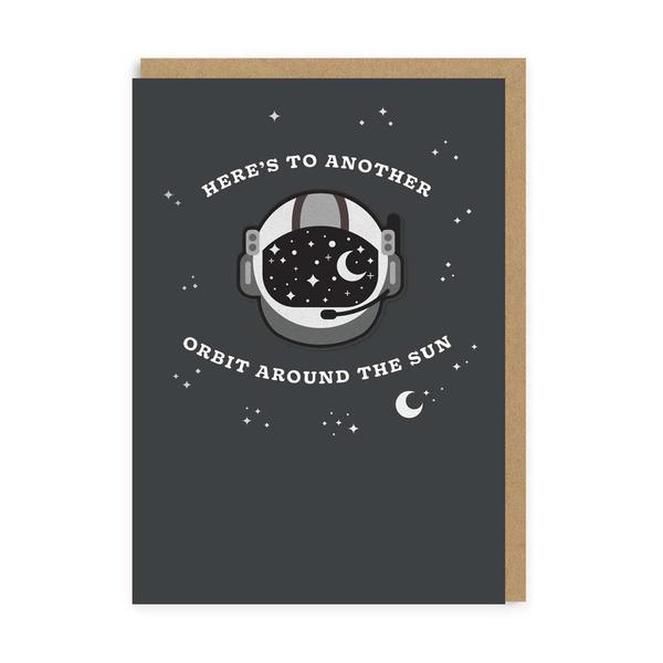 Astronaut Another Orbit Around The Sun Woven Patch Card