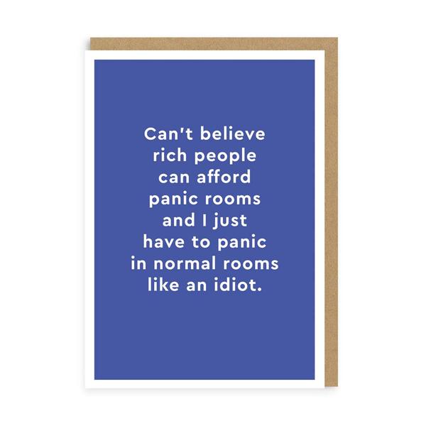 Panic Rooms Greeting Card