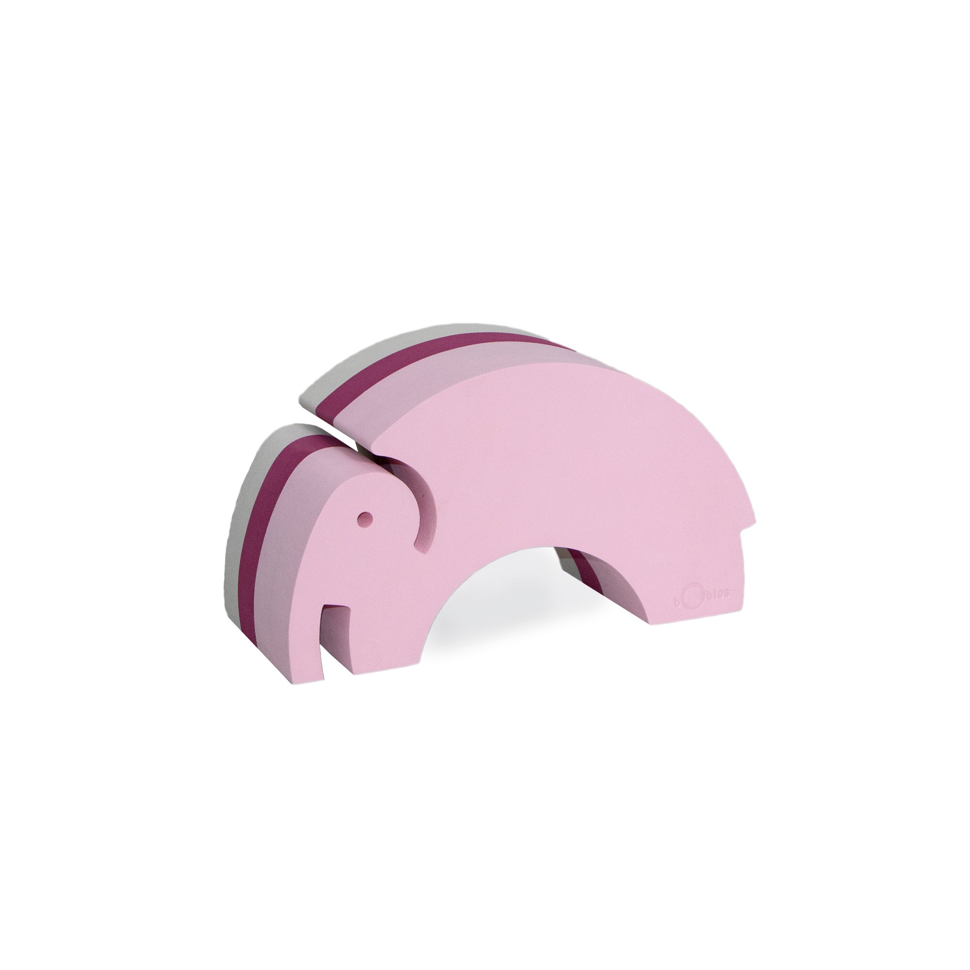 bObles - Medium Elephant - Rose