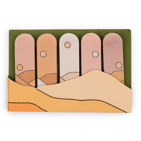 Mountain Range Point Sticky Markers
