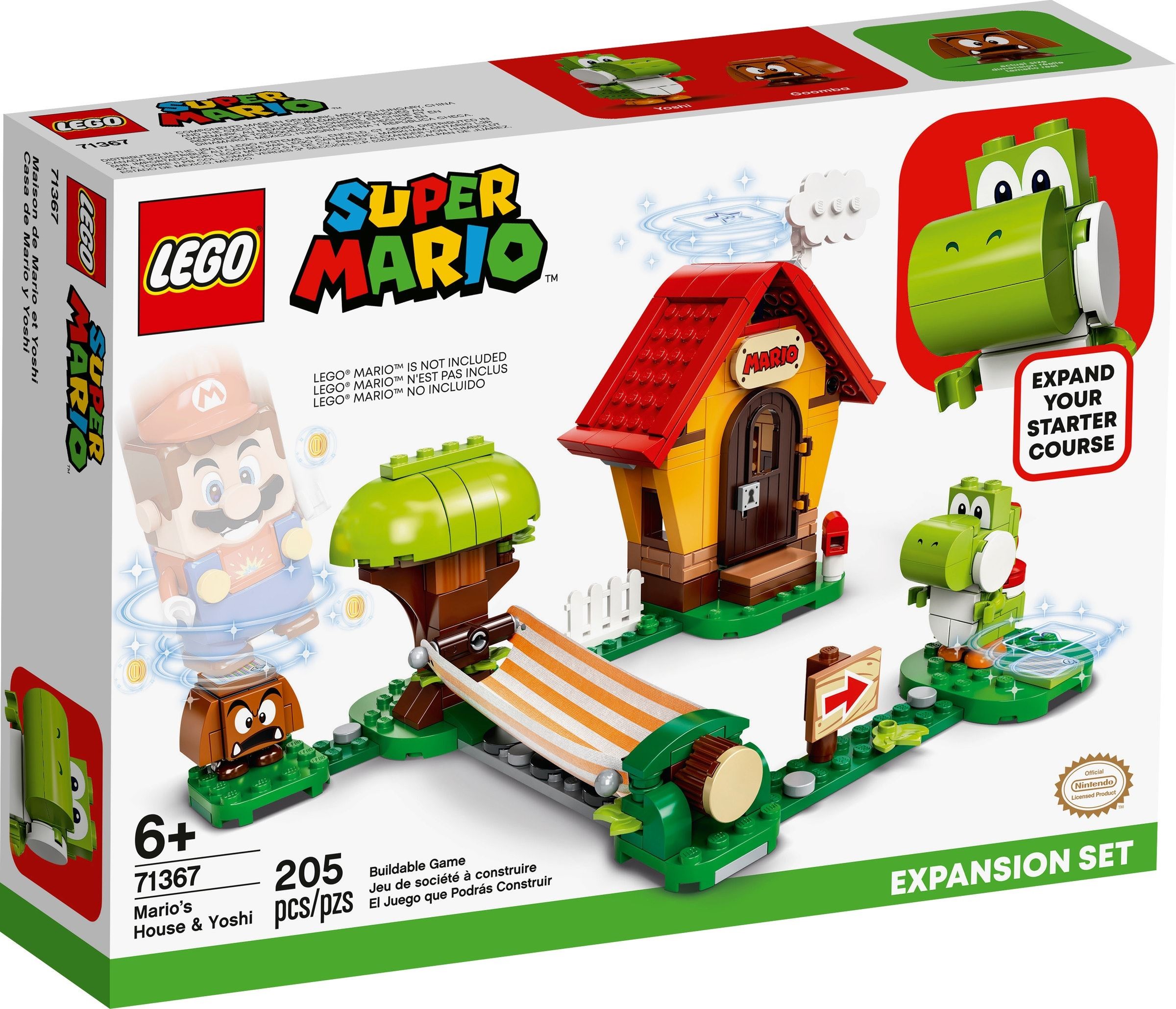 ​LEGO Super Mario - Mario’s House & Yoshi Expansion Set (71367)​