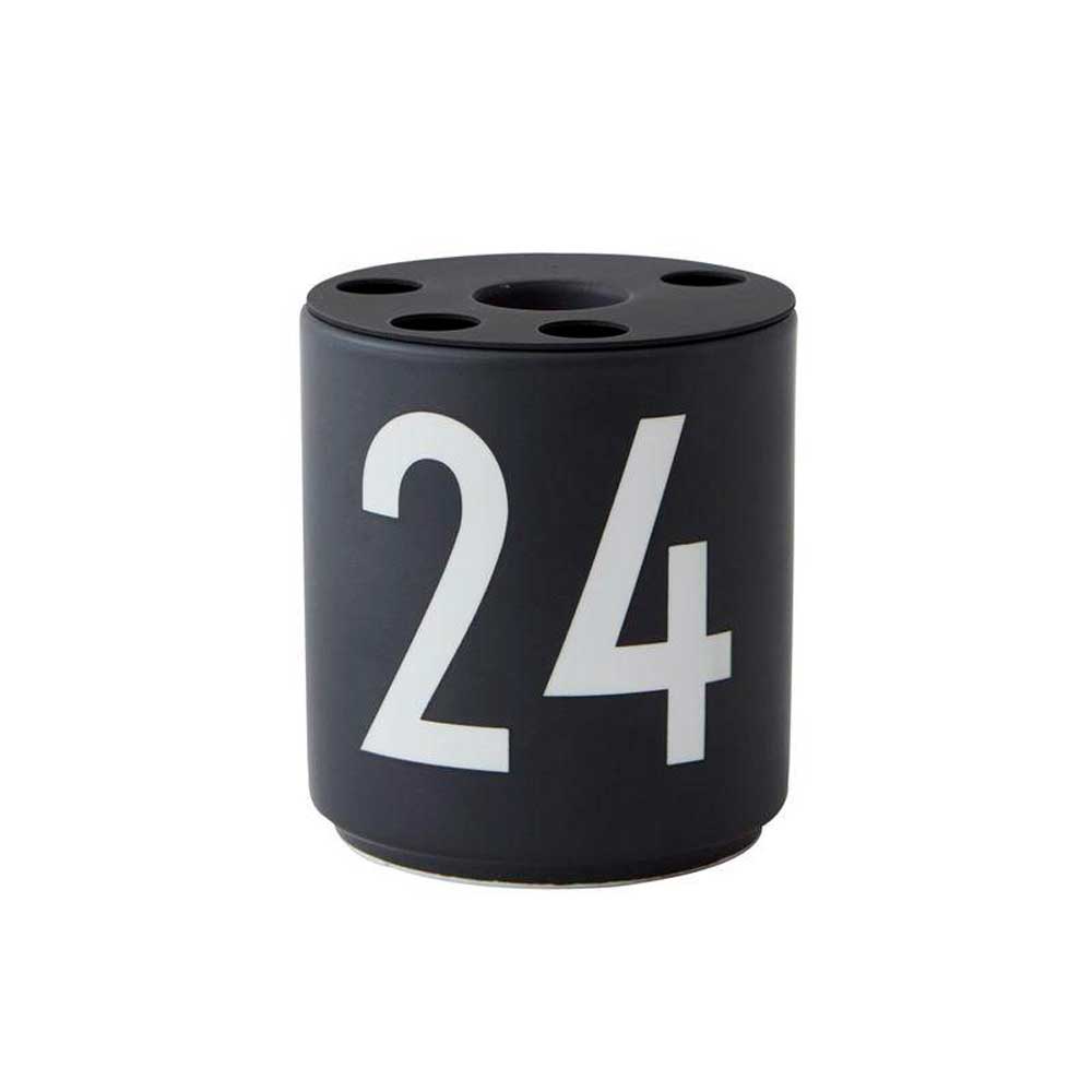 Design Letters - Christmas Candle Holder 24 - Black