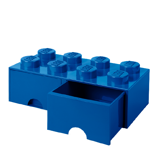 Room Copenhagen - LEGO Brick Drawers 8 - Blue (40061731)