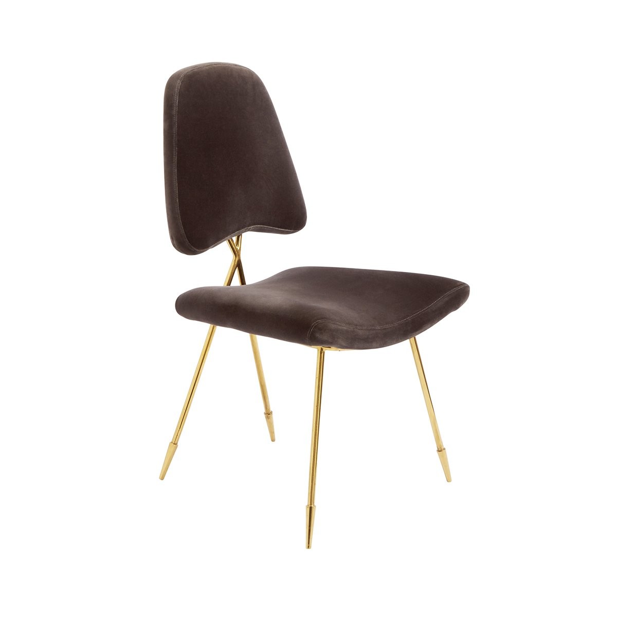 Jonathan Adler I Maxime Dining Chair I Rialto Charcoal