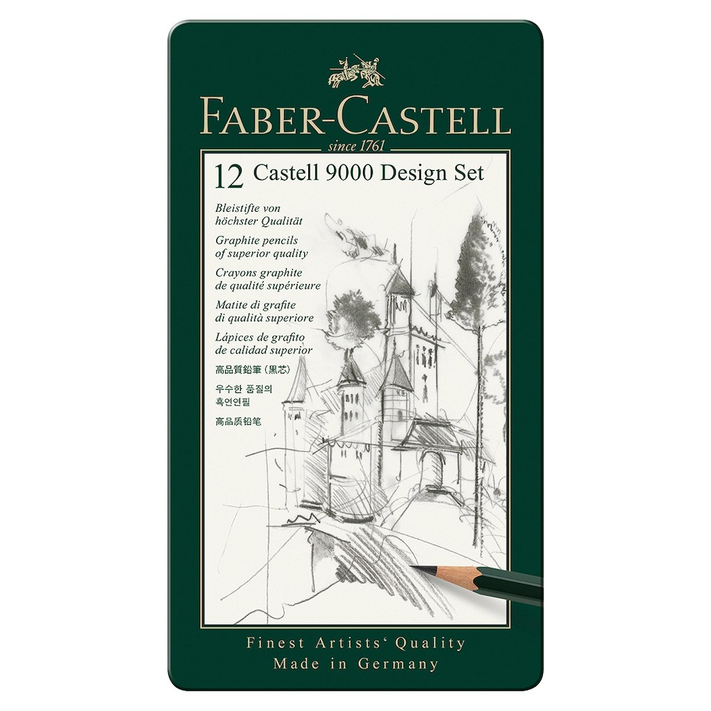 Faber-Castell - Graphite pencil Castell 9000 Design set (119064)