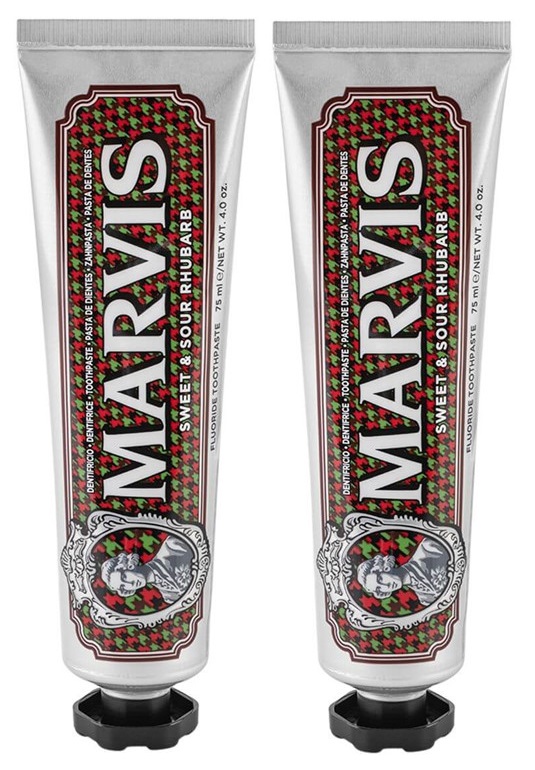 MARVIS - Toothpaste 2x75 ml- Sweet & Sour Rhubarb