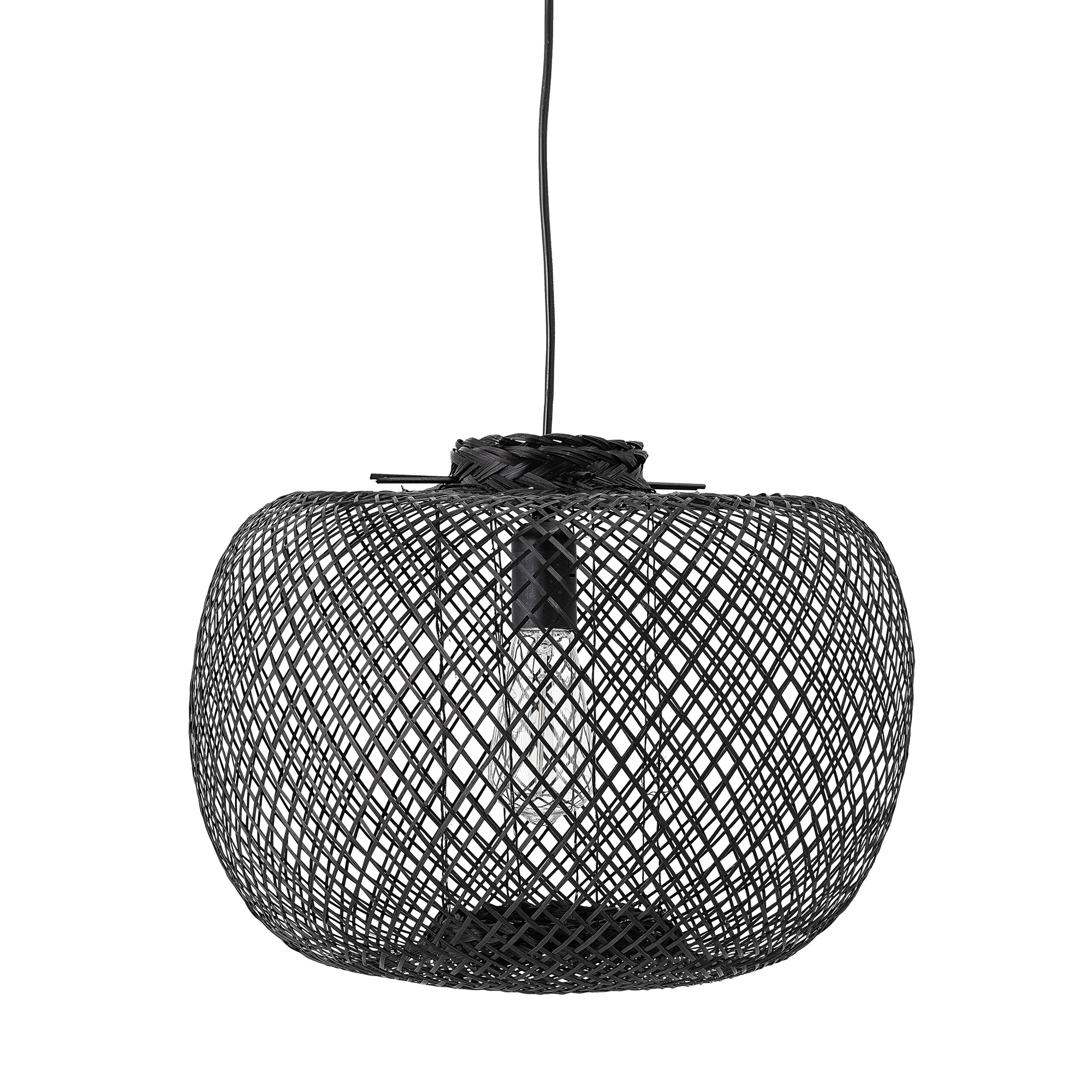 Bloomingville - Pendel Bamboo Ø 42 cm - Black (82047009)