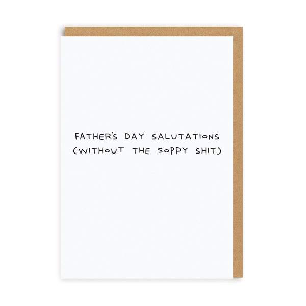 Father's Day Salutations Greeting Card
