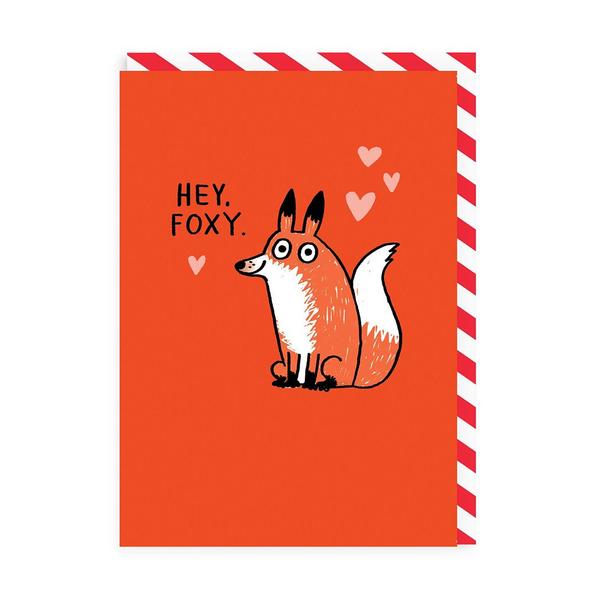 Hey Foxy Greeting Card