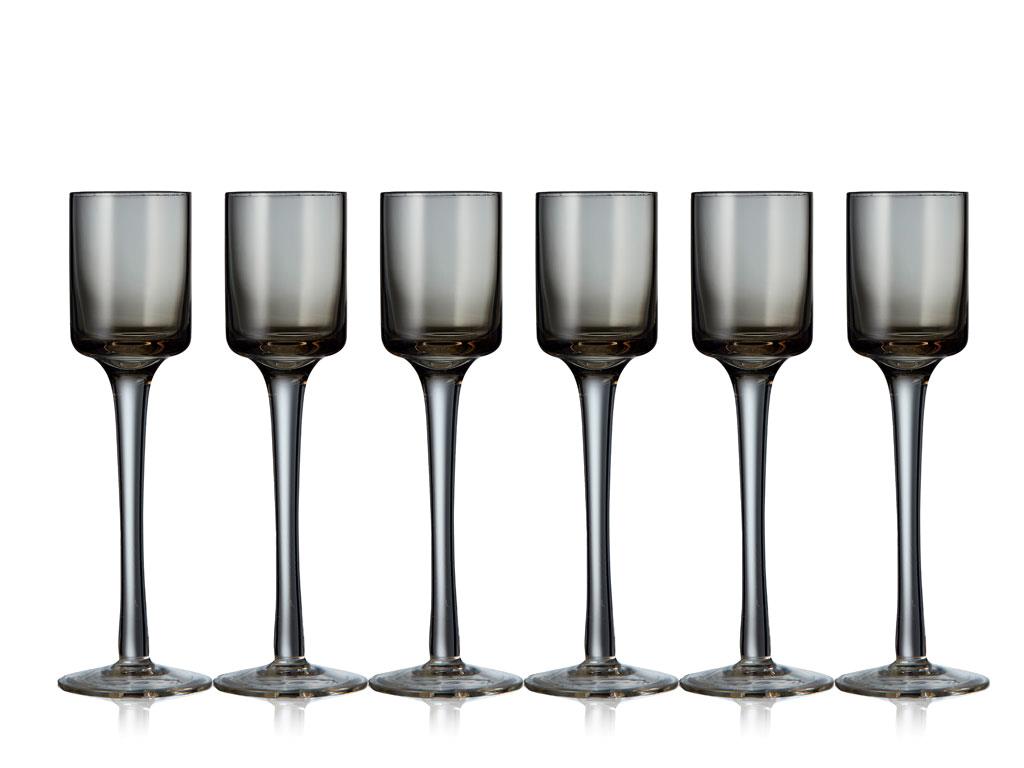 Lyngby Glas - Snaps Glass - Grey (12406)