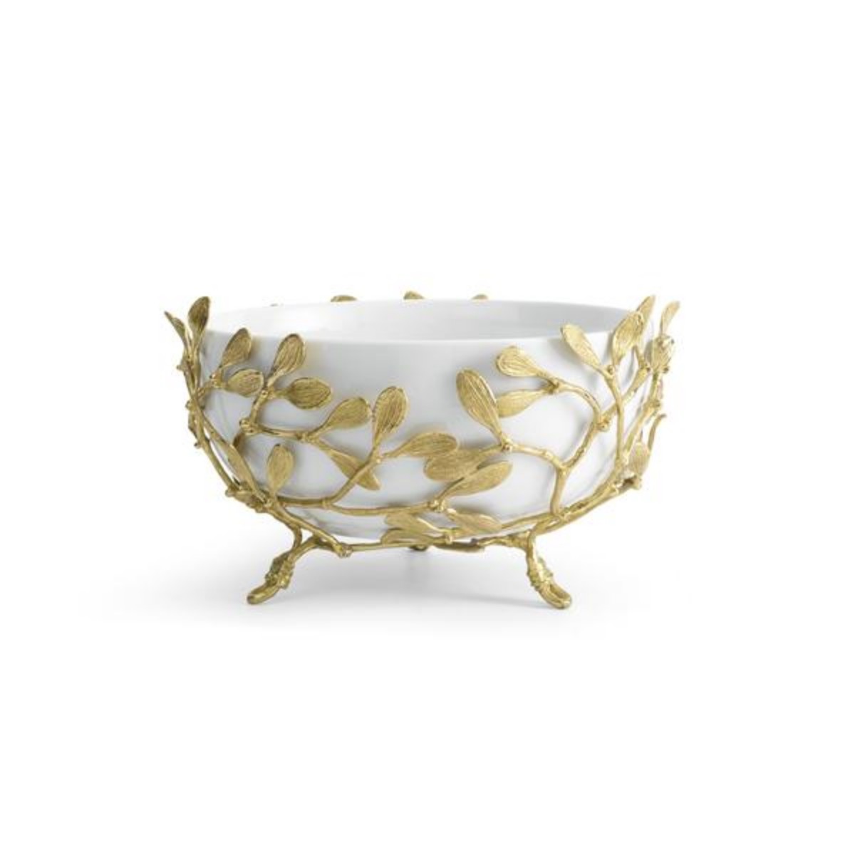 Michael Aram I Mistletoe Porcelain Serving Bowl