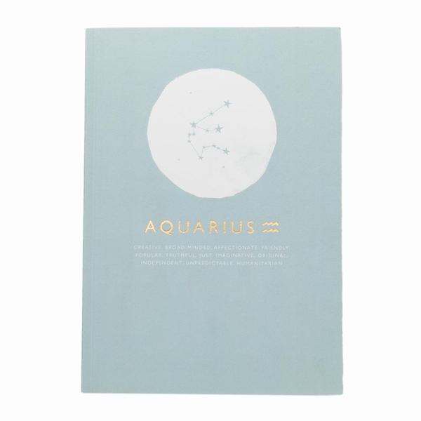 Aquarius Zodiac Perfect Bound Notebook A5