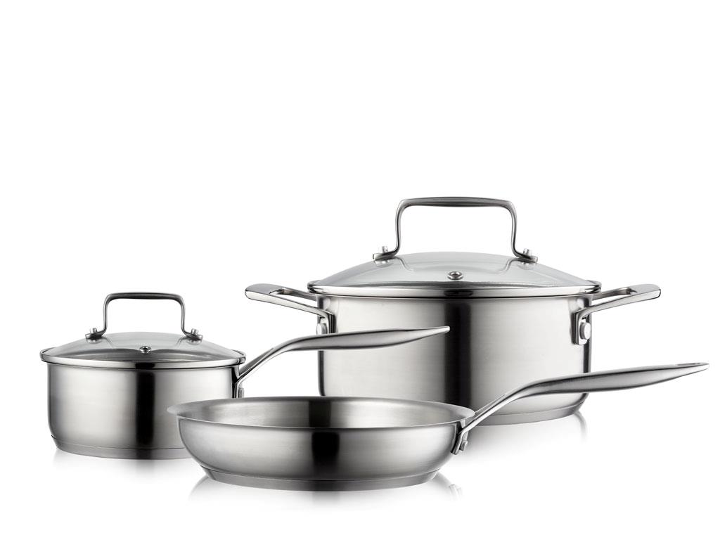 Morsø - 9NORD Pots Set 5 pcs - Steel (13455)