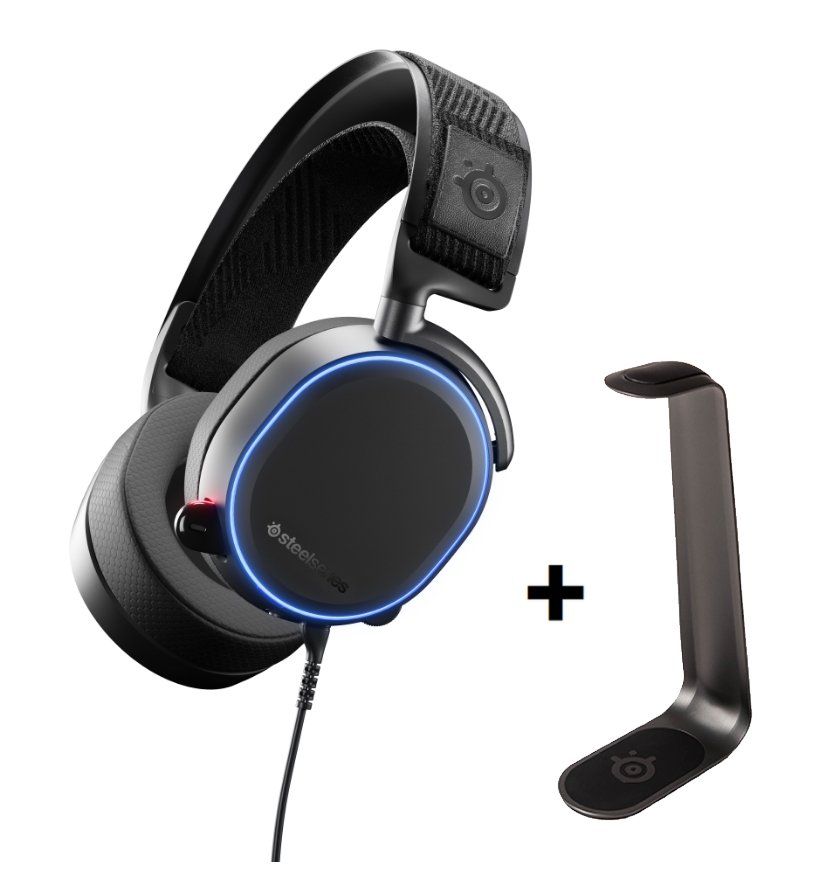 Steelseries - Arctis PRO + Headset stand HS 1 - Bundle