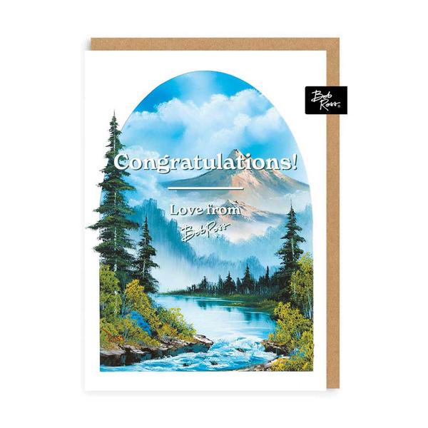 River Mountain Congratulations Greeting Card
