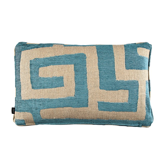 Zinc Romo I Kuba Cay Cushion | Lagoon 55x35cm