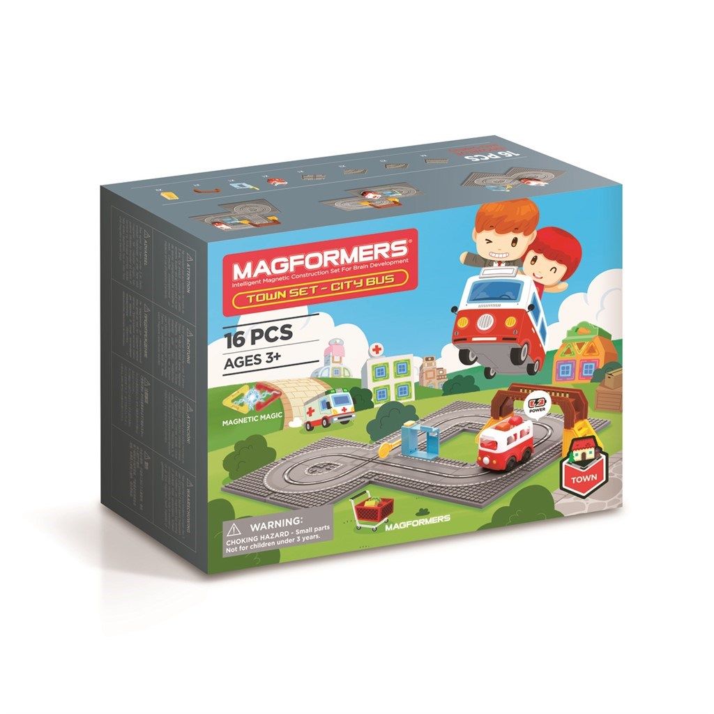Magformers - Town set - City Bus Set (3104)