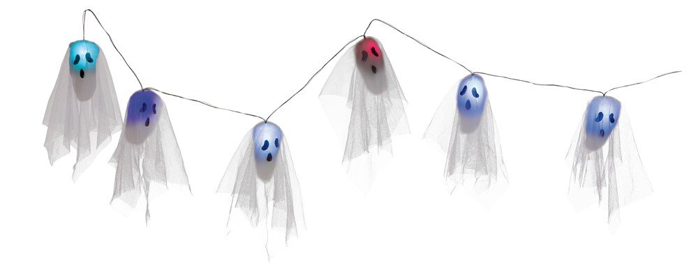 Halloween Light String with Ghosts - 170 cm (95421)