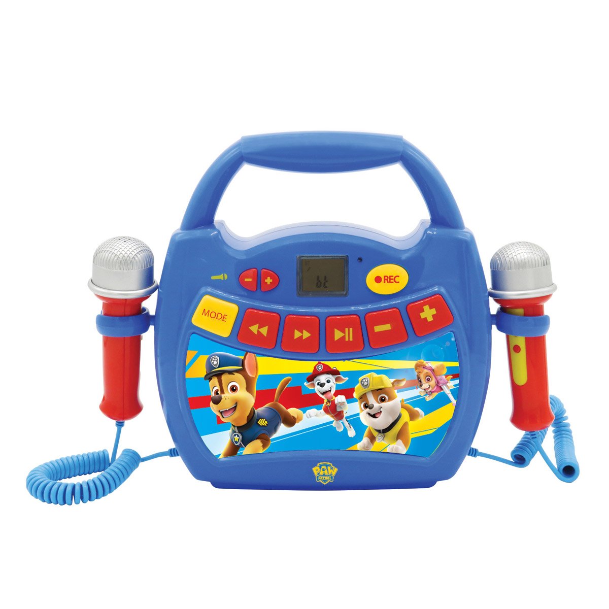 Lexibook - Paw Patrol Portable Digital Music Player with 2 Mics and Lights (MP300PAZ)