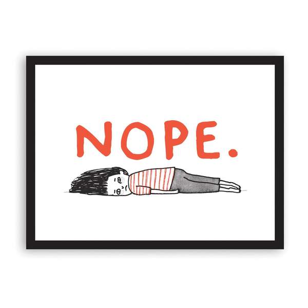 A3 Nope Riso Print