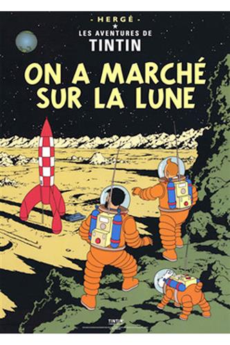 De første skridt på Månen(ON A MARCHE SUR LA LUNE) - Poster