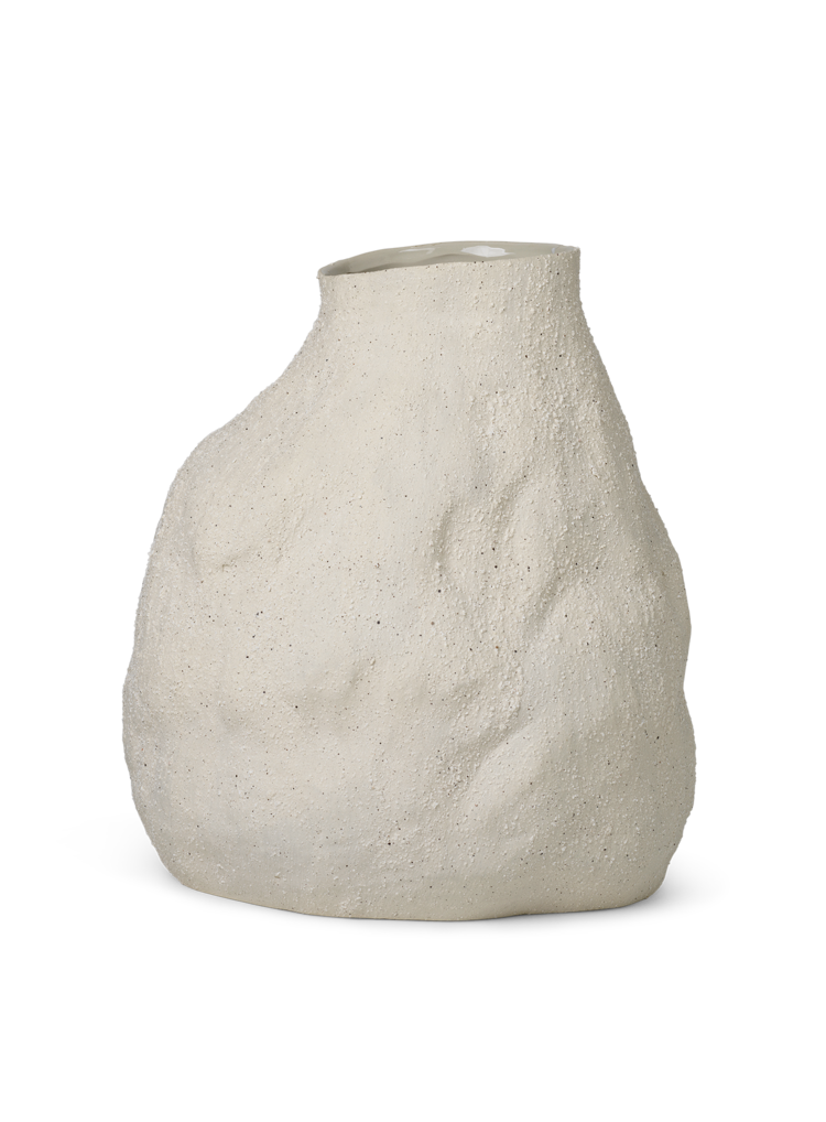 Ferm Living - Vulca Vase Large - Off-White (1104122842)