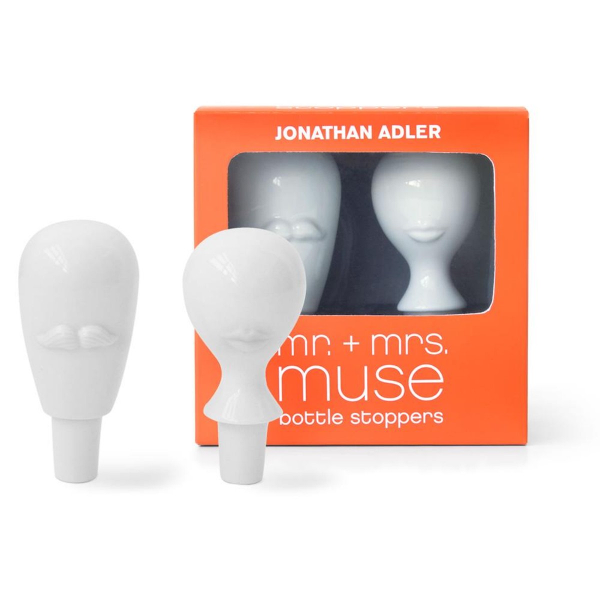 Jonathan Adler I MR. & MRS. Muse Bottle Stopper Set