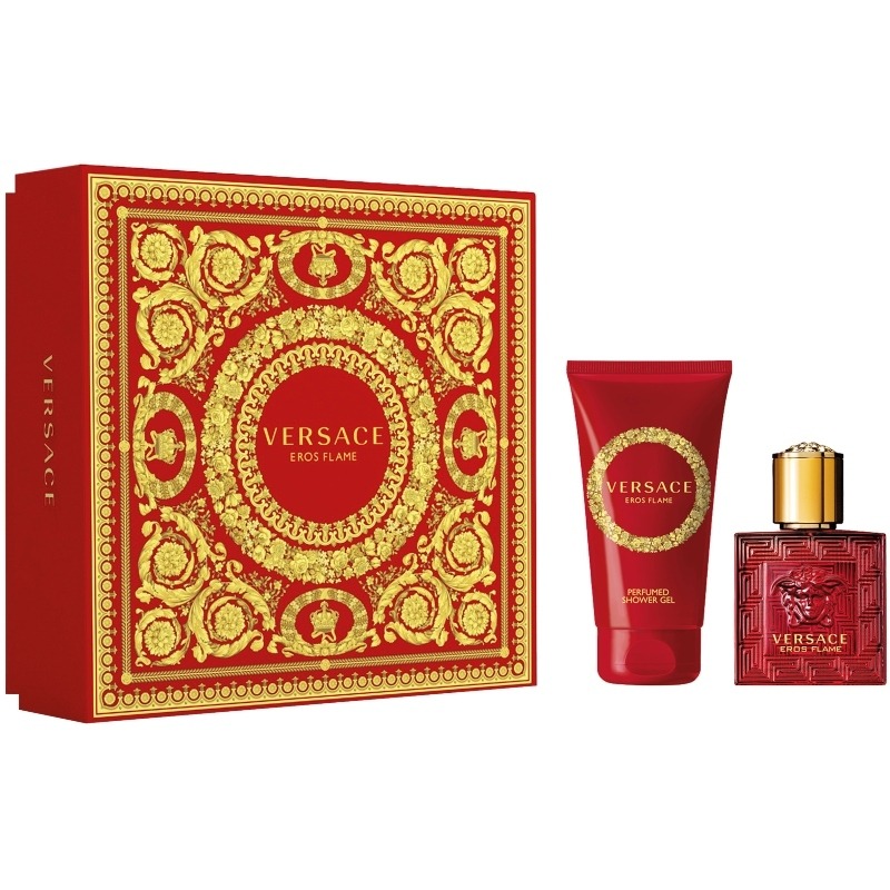 Versace - Eros Flame Homme EDT 30 ml + Showergel 50 ml - Giftset