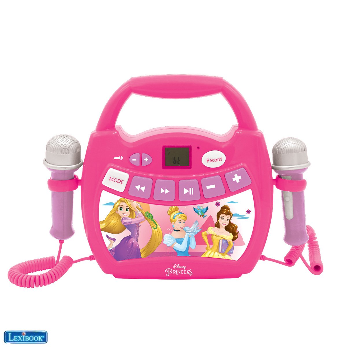 Lexibook - Disney Princesses Portable Digital Music Player with 2 Mics (MP300DPZ)