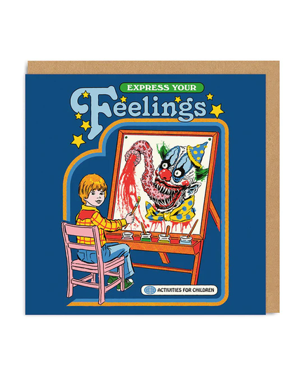 Express Your Feelings Square Greeting Card