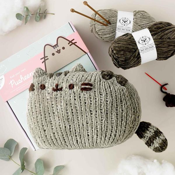 Pusheen Sitting Knitting Kit