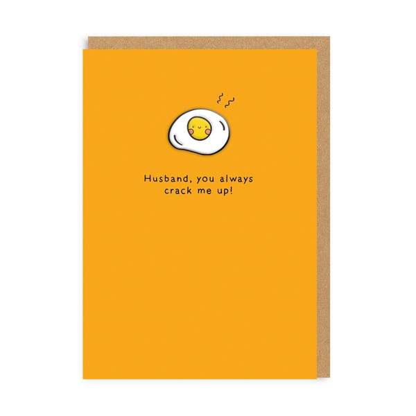 Egg Husband Enamel Pin Greeting Card
