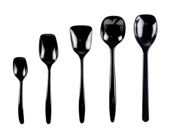 Rosti - Spoon Set of 5 - Black Edition (13031)