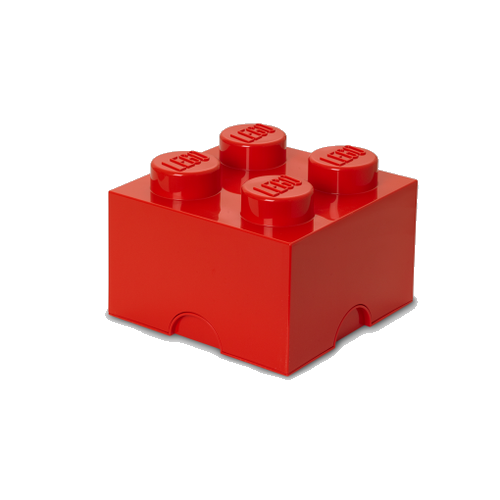 Room Copenhagen - LEGO Storeage Brick 4 - Red (40031730)