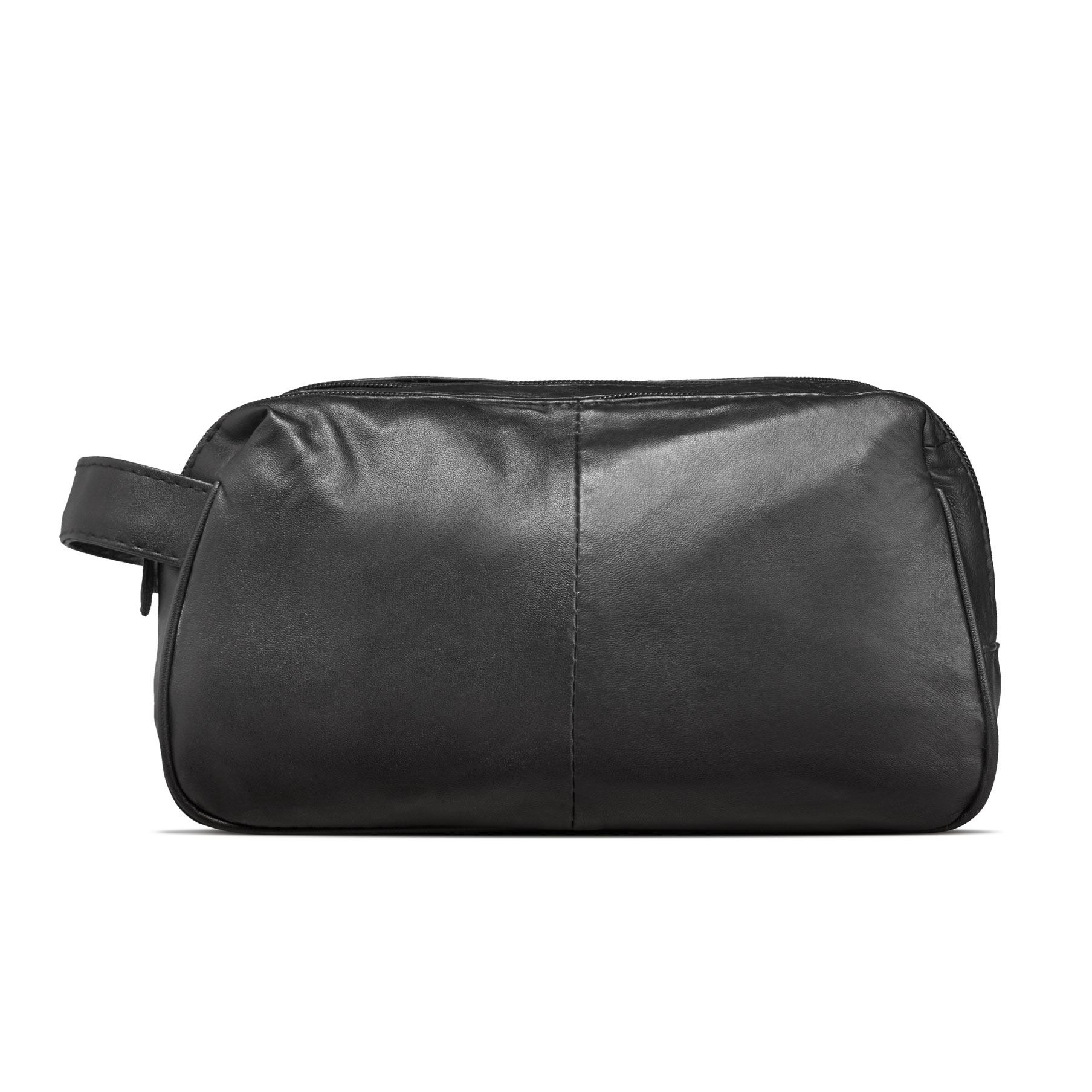 Studio - 2-Room Wash Bag For Men - Soft Lambskin