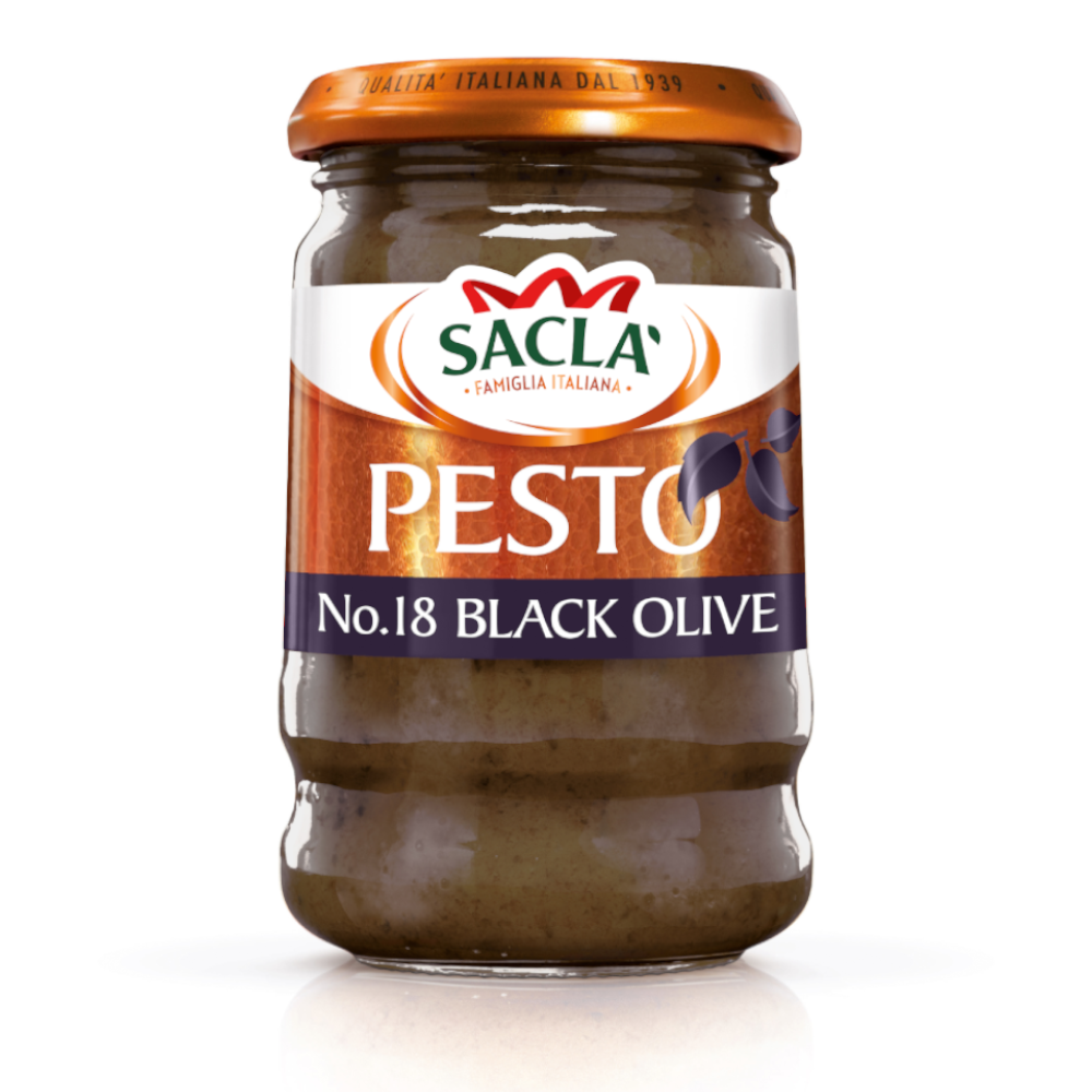 Sacla' Black Olive Pesto 190g