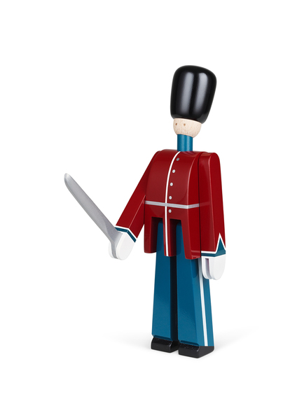 ​Kay Bojesen - Officer With Saber Small - Red/Blue/White (39022)