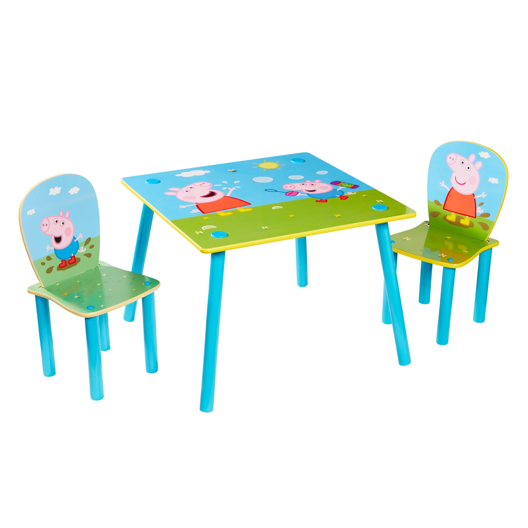 Peppa Pig - Kids Table and 2 Chairs Set (527PIG01E)