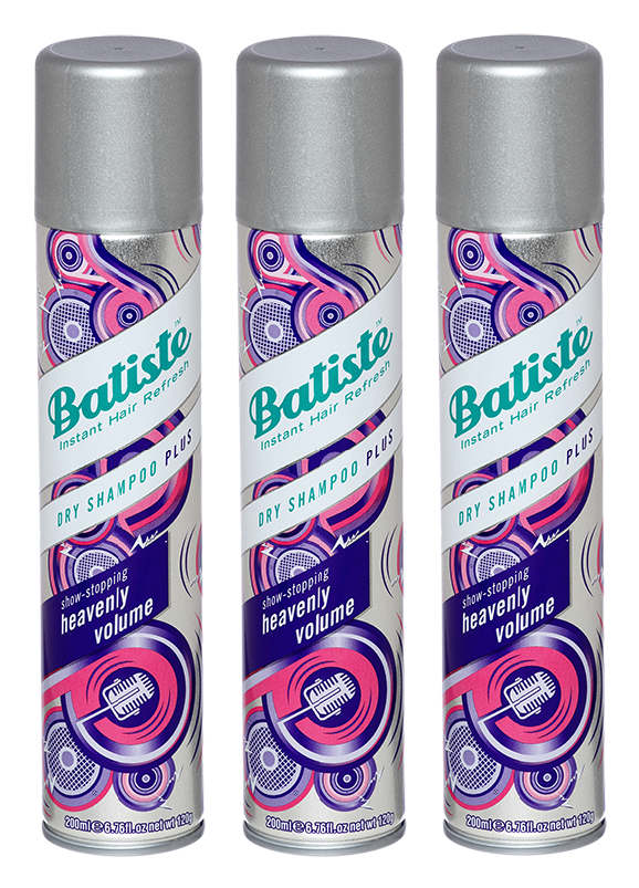 Batiste - 3 x Dry Shampoo Heavenly Volume 200 ml