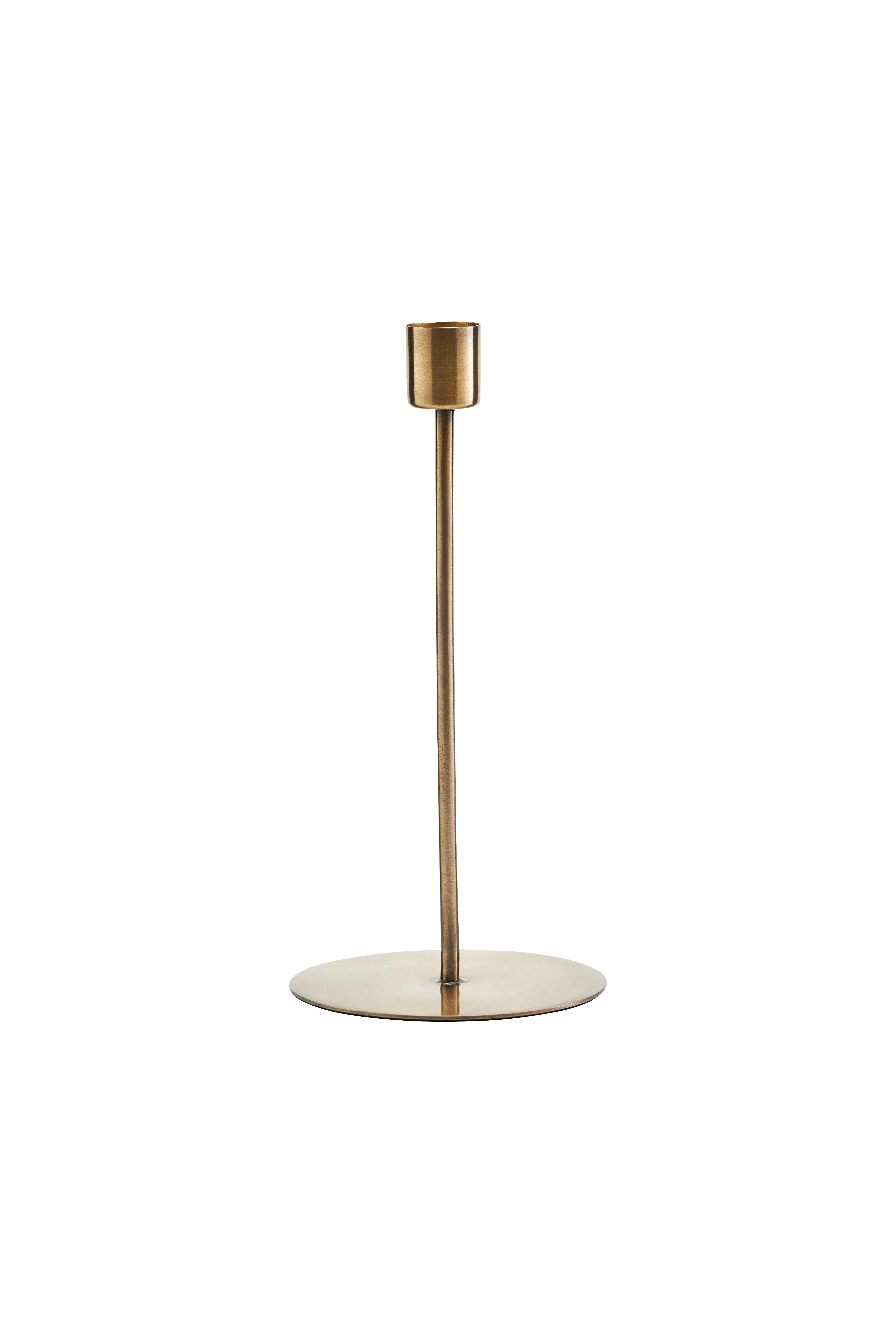 House Doctor - Anit Candle Holder - Brass Finish (SP0854)
